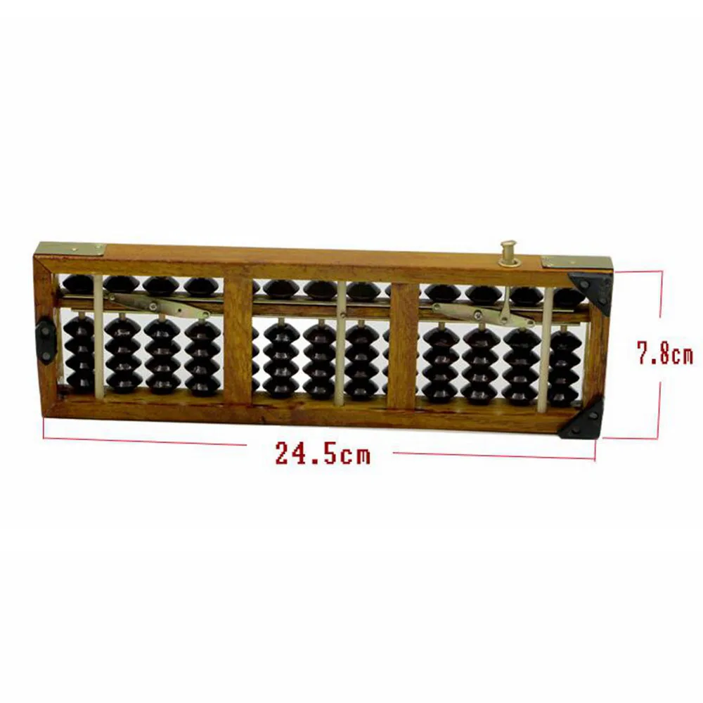 Brand New Wooden Frame Classic Ancient Calculator Abacus Soroban Plastics Bead Toy Develop Kid's Mathematics Abacus Intelligence 5