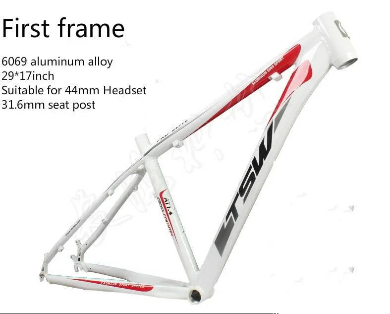 Cheap 31.6mm seatpostFree shipping V/Disc brakes 29*17/19inch frame MTB frame Mountain bike 6069 aluminum alloy frame 29er 27 1 Cheap 31.6mm seatpostFree shipping V/Disc brakes 29*17/19inch frame MTB frame Mountain bike 6069 aluminum alloy frame 29er 27 1
