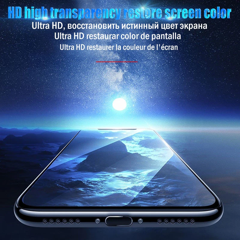 Закаленное стекло для iPhone Xr Xs Max X 5 5S 6 6S Plus 7 8 Plus Защитная пленка для экрана для iPh