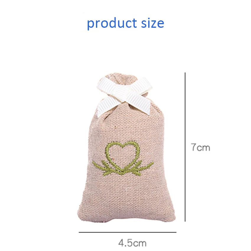 Portable Fabric Sachet Wardrobe Deodorant Sachet Car Air Fresh Odor Removal Fragrance Bag Lavender/Jasmine/Rose/Lemon
