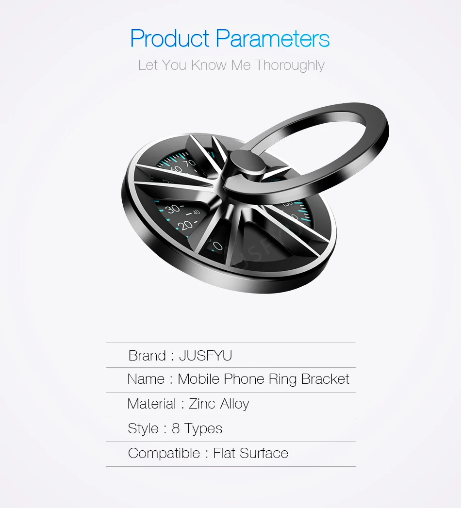 Держатель спиннера для пальца, универсальный держатель для телефона, подставка для iPhone 7 6X360 градусов, Мобильная подставка-кольцо под Пальцы для телефона