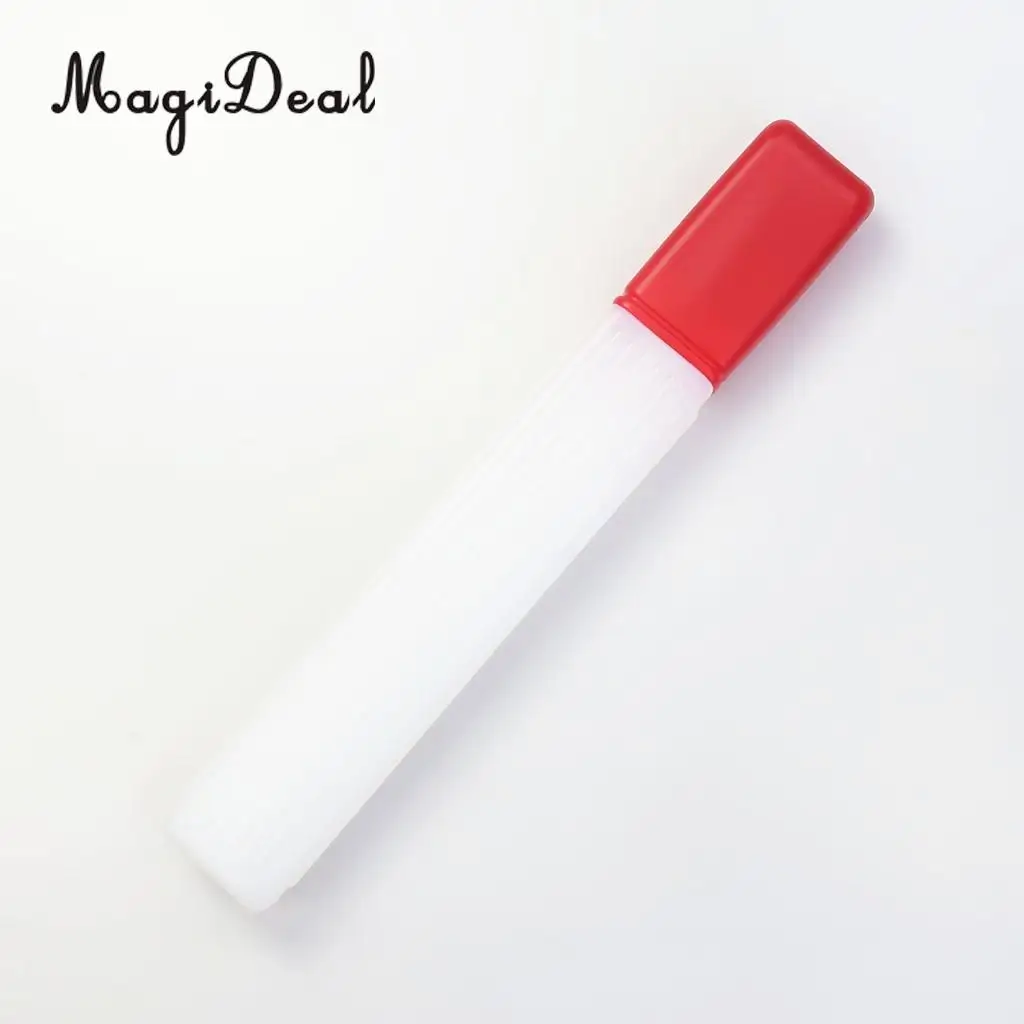 41x6cm Plastic Clear Knitting Needle Crochet Hook Tube Case Holder Storage Case 