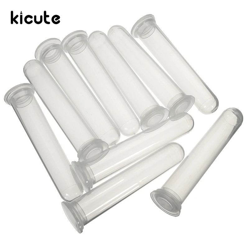 Kicute 10Pcs 20ML Micro Centrifuge Test Tube Clear Plastic Vial