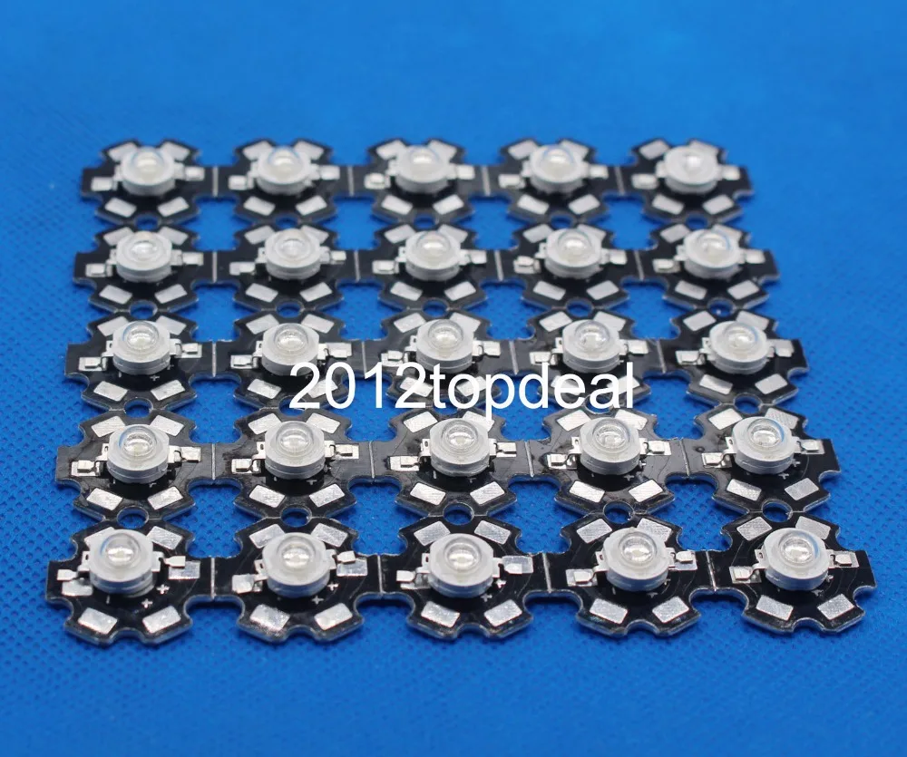 

10PCS 1W 3W 5W High Power red/green/Blue/Royal blue/White/Warm White/Cold White/Natural White LED with 20mm star pcb