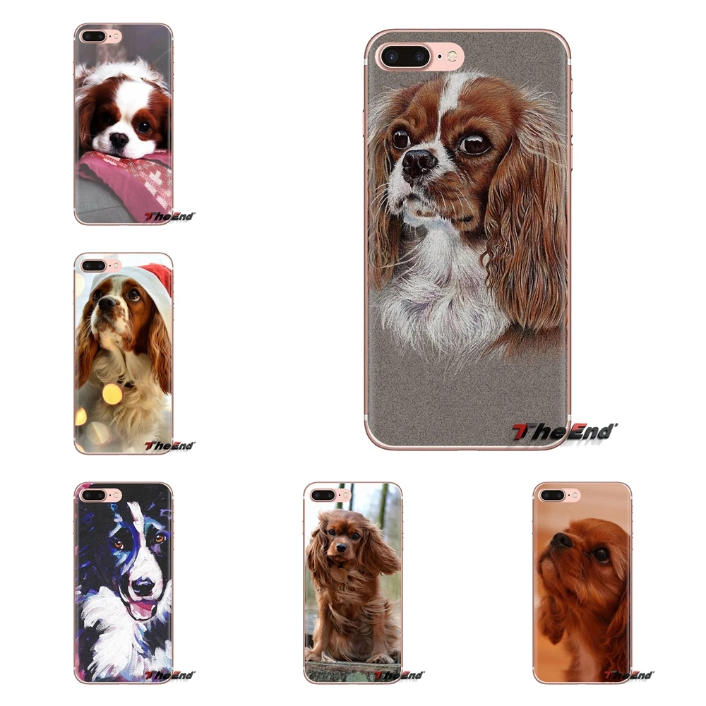 For Xiaomi Redmi 4A S2 Note 3 3S 4 4X 5 Plus 6 7 6A Pro Pocophone F1 Cavalier King Charles Spaniel dog puppy Phone Cover Housing |