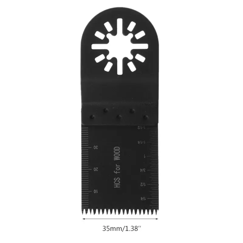 10PCS Metal 35MM Japan Coarse Tooth Blades Set Oscillating Multi Tool Accessories Kit