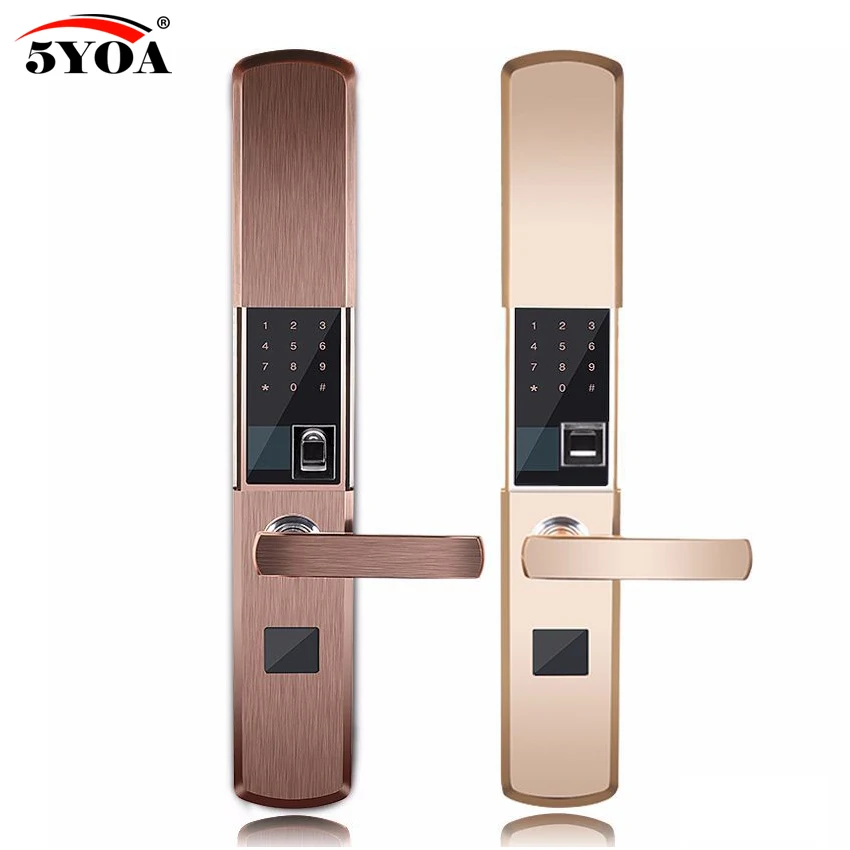 Fingerprint Lock For Home Anti-theft Door Lock Keyless Smart Lock With Digital Password RFID Unlocked Fingerprint Lock For Home Anti-theft Door Lock Keyless Smart Lock With Digital Password RFID Unlocked