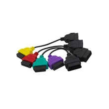 

4PCS Full Sets Multi ECUScan ECU Scan Adapter Bundle Cable For Fiat OBD OBD2 ECU Cables Leads ABS Airbag Diagnostic Scanner