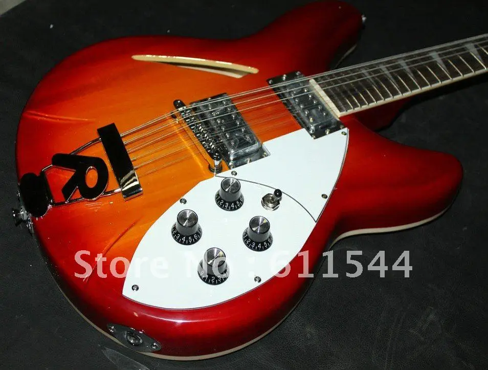 

New Arrival 12 Strings Cherry Burst 325 330 Electric Guitar High Quality Wholesale Guitars