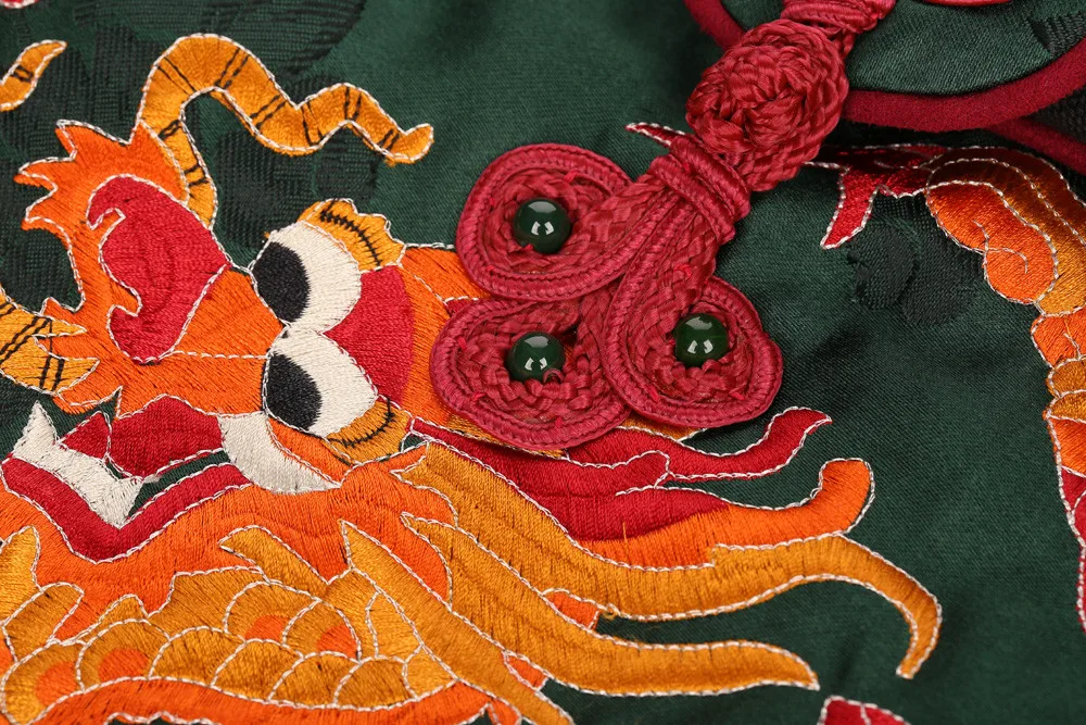 Новейший этнический рисунок дракона вышивка сумки Naxi. Hani Бренд Винтаж Мода унисекс холст путешествия рюкзак