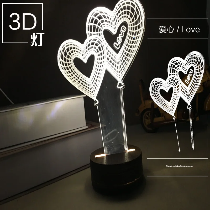 3D иллюзия светодиодный светильник Единорог вечерние Jawell лошадь голова ночник с сенсорным переключателем USB кабель хороший подарок украшения для дома и свадьбы