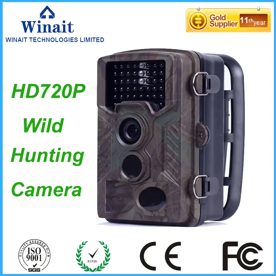 

HD 720P Wild hunting camera with 20M IR flash and 2.4'' TFT display trail digital video camera Free shipping