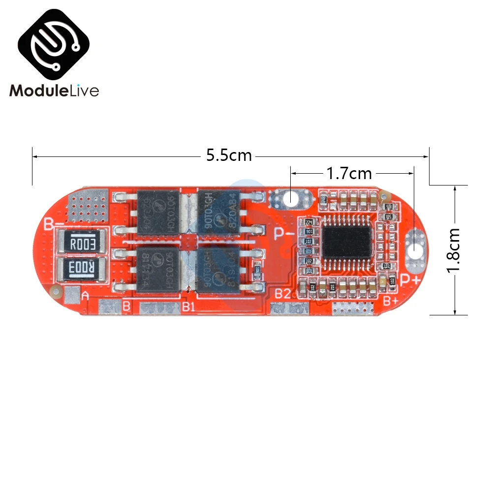 3 S/4S/5S 25A 3S 12,6 V 4S 16,8 V 5S 21V 18650 BMS литий-ионная батарея защитная схема плата для зарядки Модуль PCM полимерный