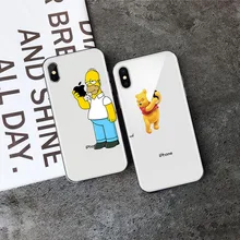 

The Simpson Winnie the Pooh Mermaid princess Snow White Soft silicone Phone Case for iPhone 5 5S SE 6 6S 7 8 Plus X 10 XR XS MAX