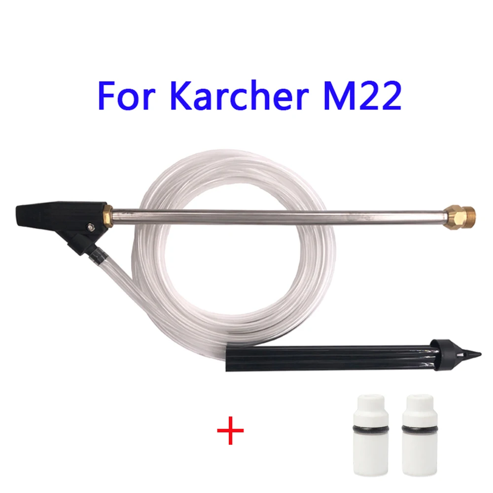 

Sand Blasting Hose Quick Connect For Karcher M22*1.5 14mm High Pressure Washer With 2 Pcs Ceramic Nozzle Car washers