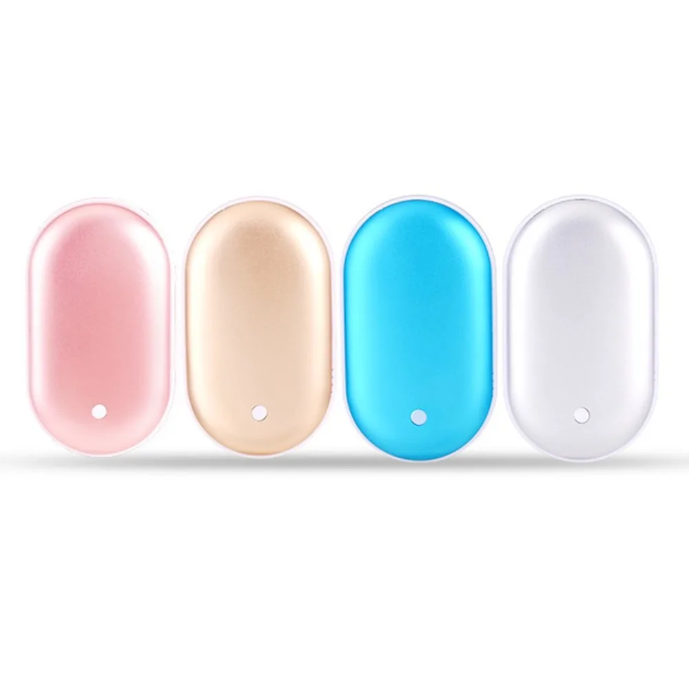 

Rechargeable Hand Warmers 5200mAh Electric Power Bank Dual-Purpose Portable USB Cobblestone Large Capacity Mobile Power Supply