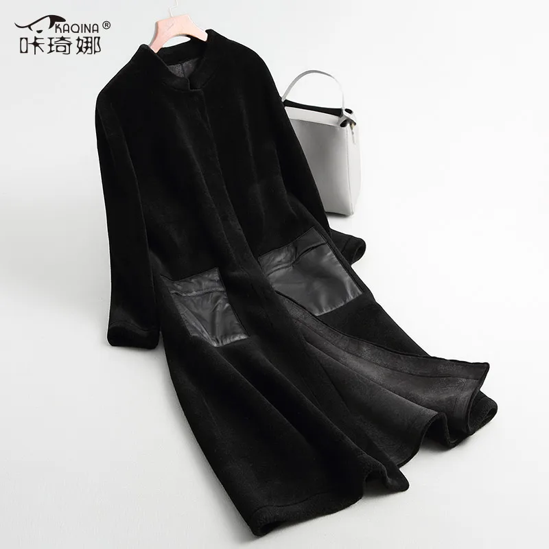 Real Fur Coat Autumn Winter Coat Women Sheep Shearling Fur Jacket Fall 2018 Suede Lining Women Korean Jackets Abrigo Mujer MY842 Real Fur Coat Autumn Winter Coat Women Sheep Shearling Fur Jacket Fall 2018 Suede Lining Women Korean Jackets Abrigo Mujer MY842