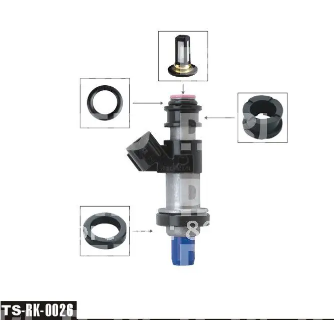 

Select country free shipping!!100sets/box KEIHIN TOP FEED MPI Fuel Injector Repair Kits TS-rk0026