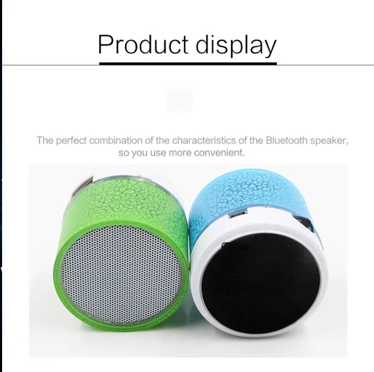 Цветной светодиодный светильник мини bluetooth динамик Портативный беспроводной