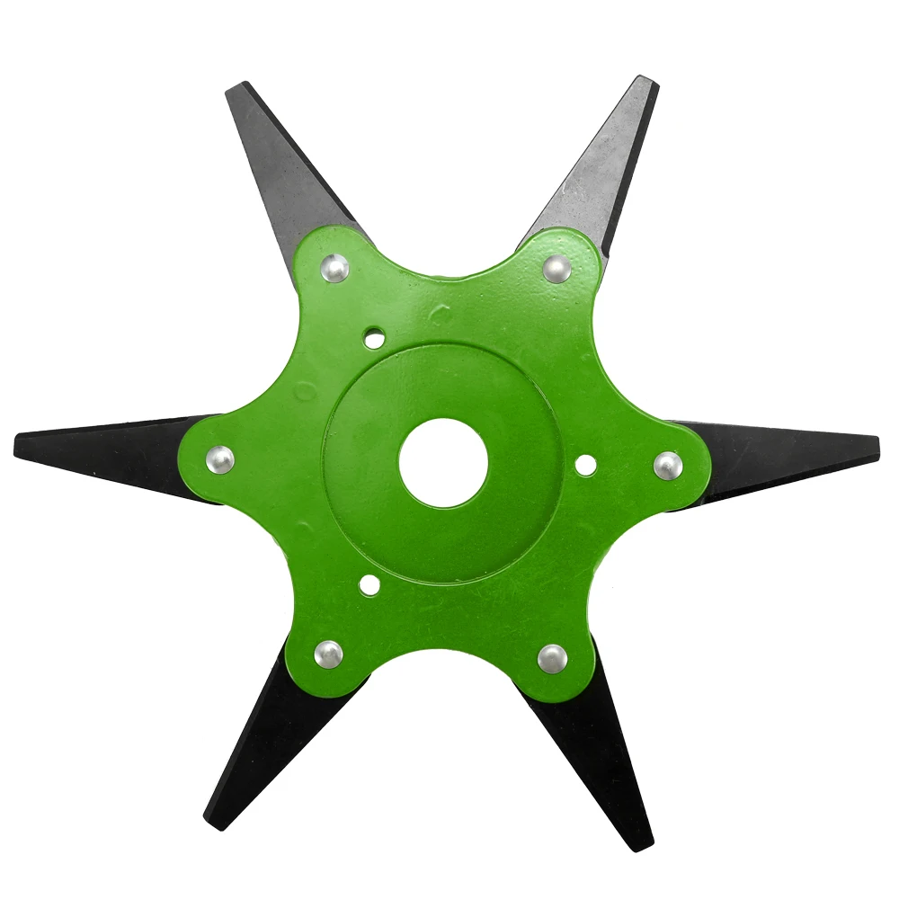 

180 Degrees Rotatable Garden Grass Trimmer Blades with Double-sided Cutting Edge Lawn Mower Blade Brush Cutter Accessories