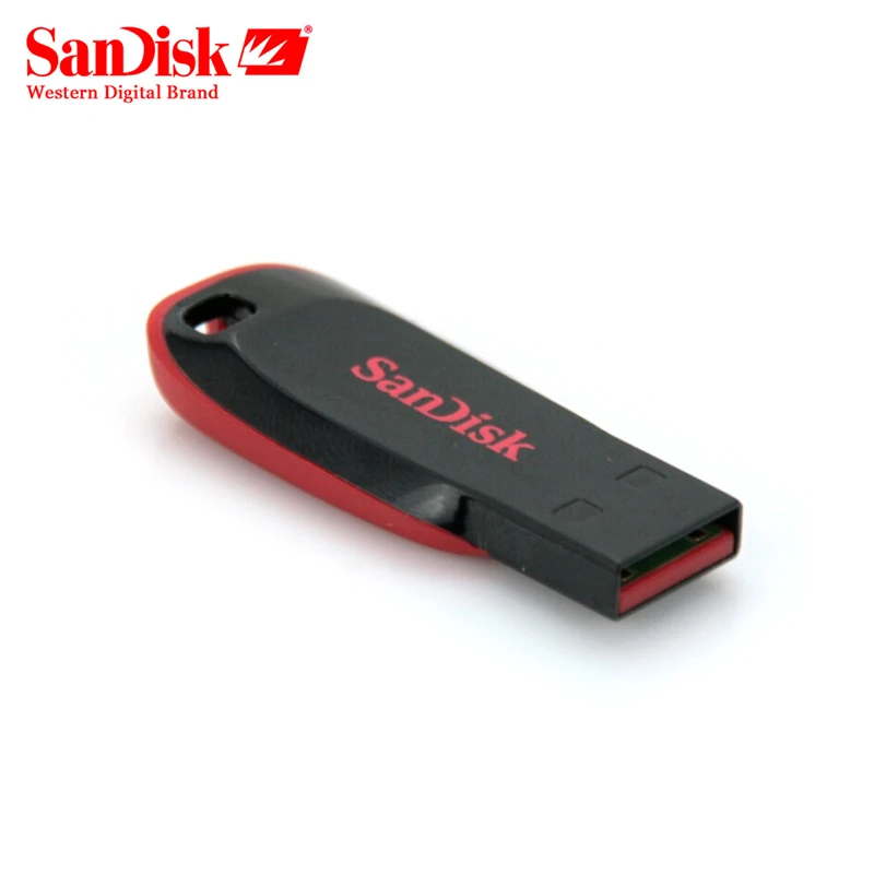 USB флеш-накопитель SanDisk CRUZER BLADE CZ50 USB 2,0 128 г 64 г 32 г 16 г 8 г 4 г мини-накопитель Флешка поддержка официальной проверки