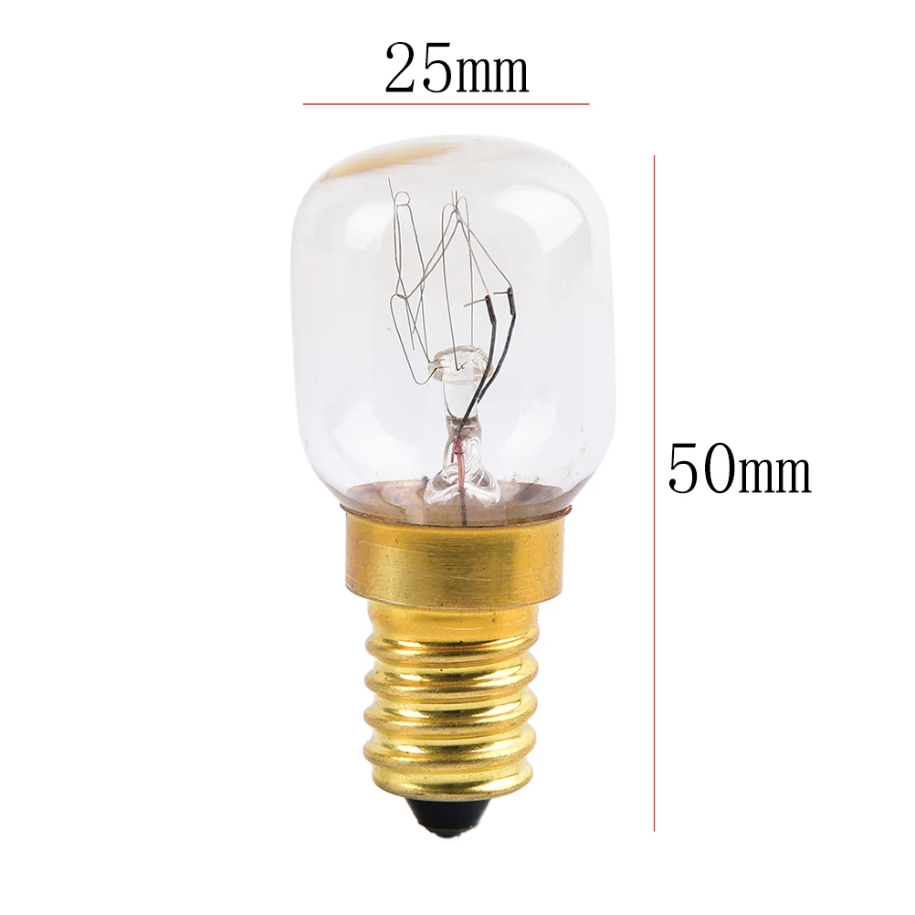 Hot Sale 220v-240v High temperature 15W / 25W / 300 Degree SES E14 OVEN toaster/ steam LIGHT BULBS / COOKER HOOD LAMPS New