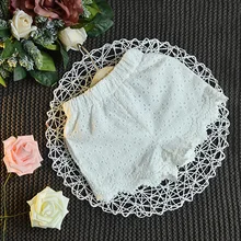 Кружевные шорты принцессы для маленьких девочек; лето-весна года; Детские шорты для девочек; одежда для маленьких девочек