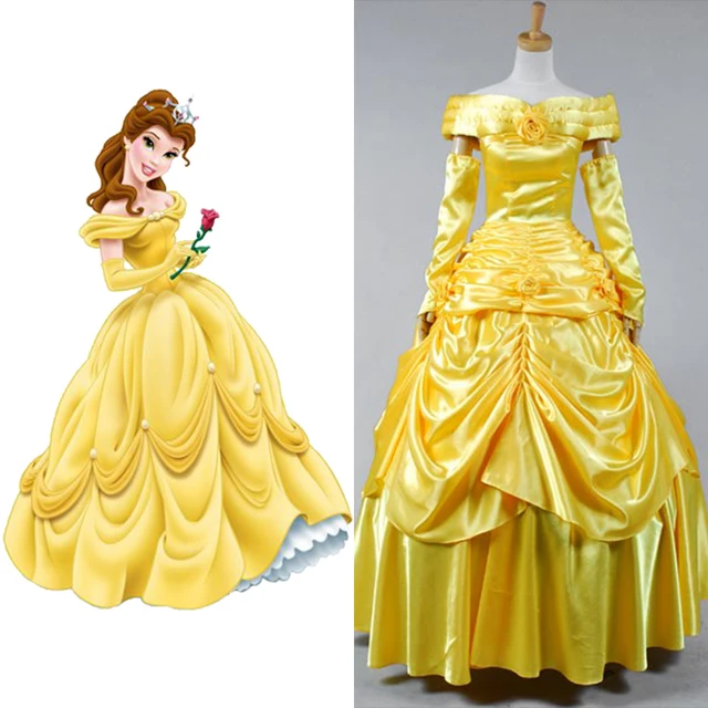 beauty and the beast original belle dress