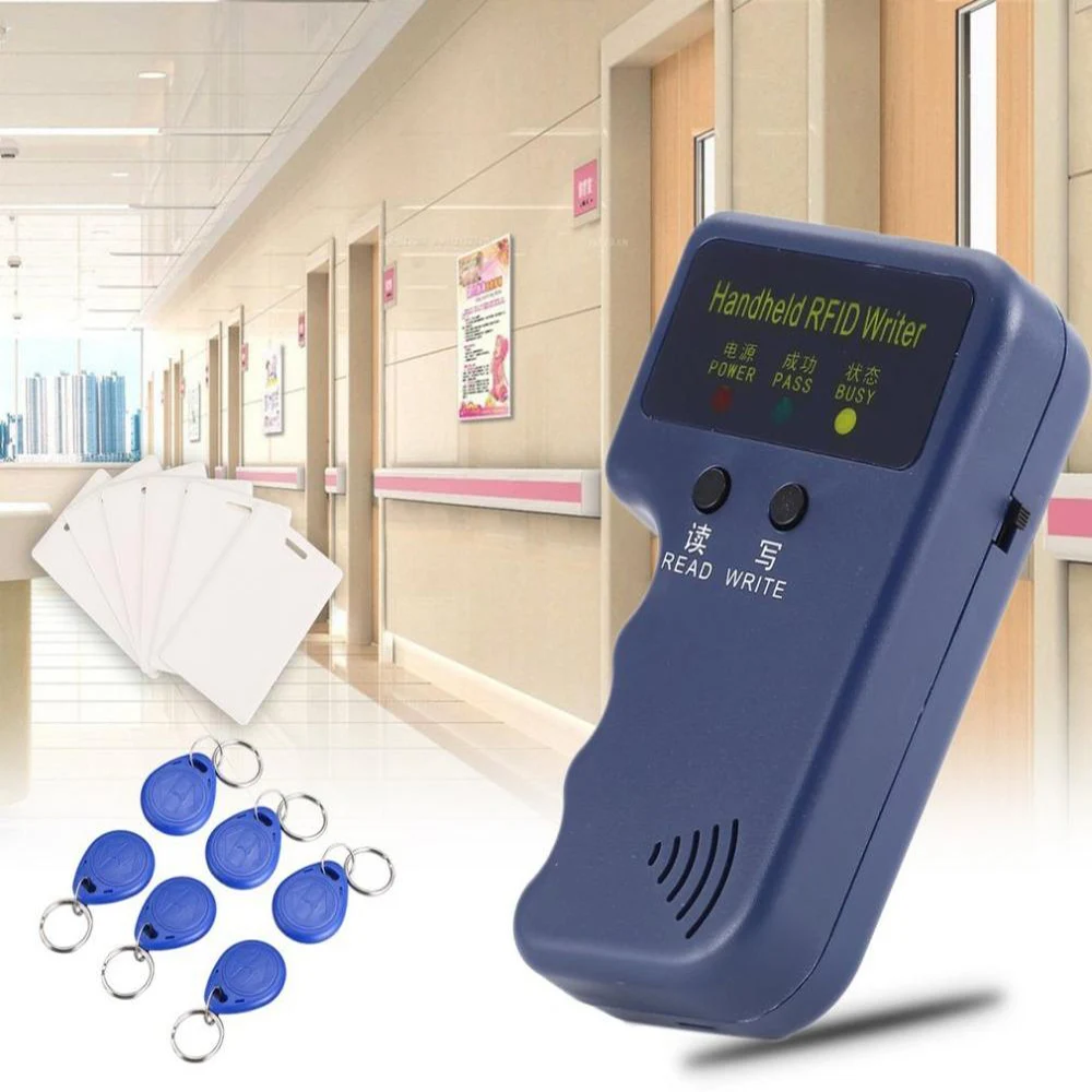 

Duplicator Key Handheld RFID ID Card Copier Writer Duplicator Programmer Reader Match Writable ID