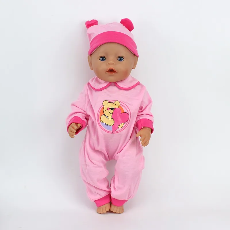 Red clothes hat Wear fit 43cm Baby Born zapf Children best Birthday Gift only sell clothes