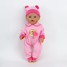 Red clothes hat Wear fit 43cm Baby Born zapf Children best Birthday Gift only sell clothes