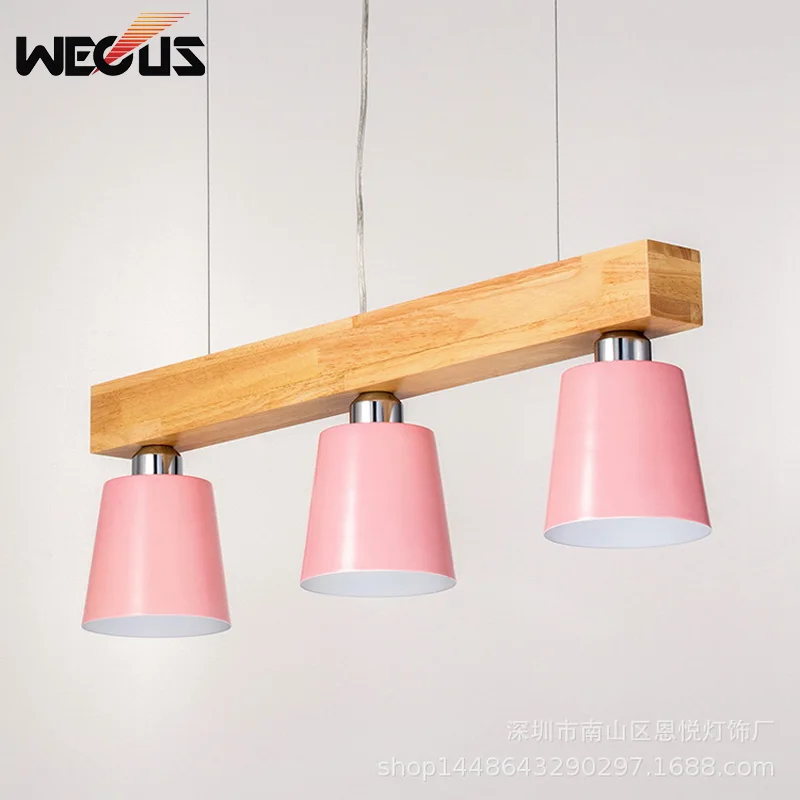 

Nortic luxurious wooden lamparas de techo colgante moderna iron art hanglamp parlor master bedroom lights