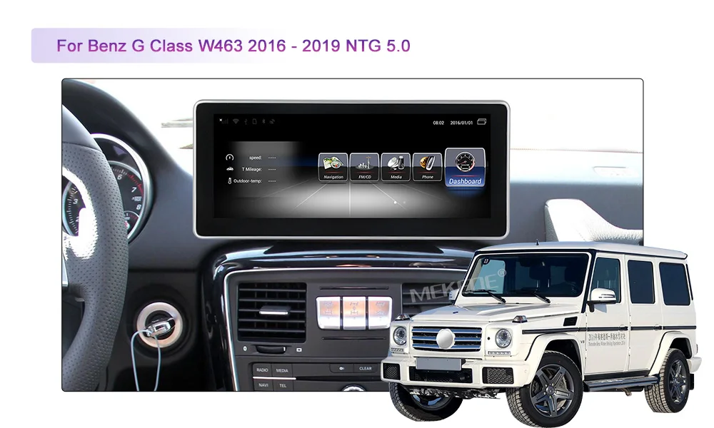 Discount HD Android 7.1 3+32G Car Multimedia GPS Audio Radio For Mercedes Benz G Class Wagen 461 463 G350 G500 2012~2018 Navigation NAVI 15