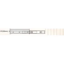 Tools 2018 Mute Ball Bearing Drawer Slide Runners 3 Section Guide Glide Device Furniture Drawer Slide