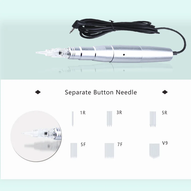 100 шт 600D-G 1R 3R 5R& 3F Перманентный макияж иглы татуировки иглы для бровей и губ для Nouveau Перманентный макияж машина