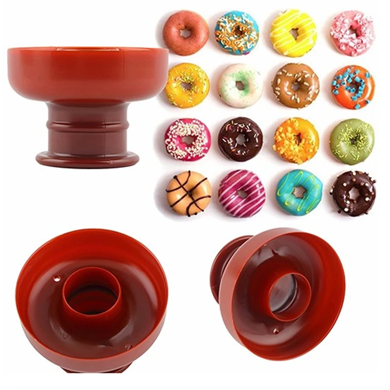 

Doughnut Dount plastic Cutter Mold For Desserts Sweet Food Food Bakery Baking DIY Cookie Cake Mould Kitchen Dessert Tool