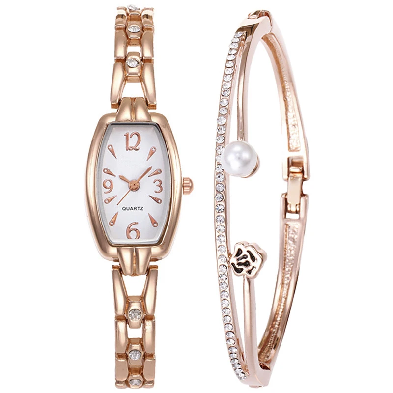 

LASPERAL Watches Women Crystal Bracelet Luxury Golden Steel Strip Ladies Rhinestone Minimalism Quartz Wristwatches Best Gifts