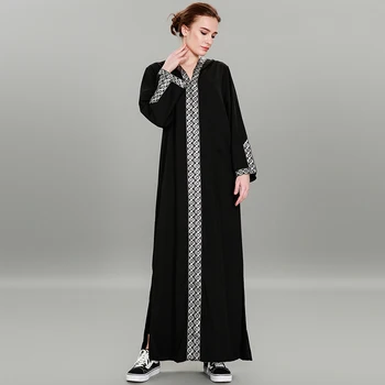 

abayas for women 2019 UAE Turkey Women Long Hoodies Muslim Maxi Dress Robe Abaya Dubai Moroccan Kaftan Turkish Islamic Clothing