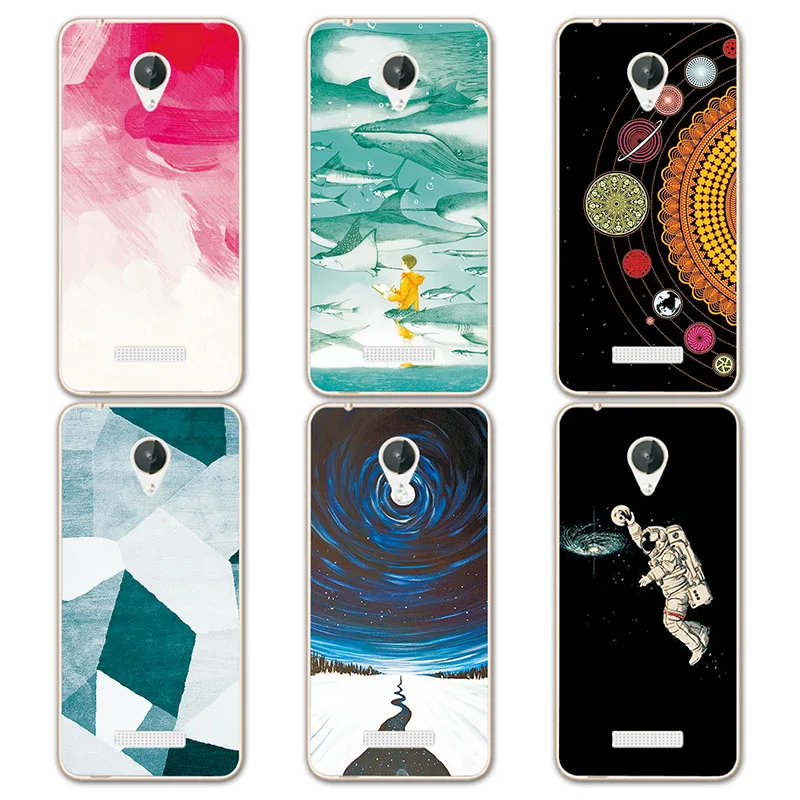 

Couple Phone Case For Micromax Q380 , 14 Patterns Universe Planet Astronauts Design Coque For Micromax Canvas Spark Q380 Case