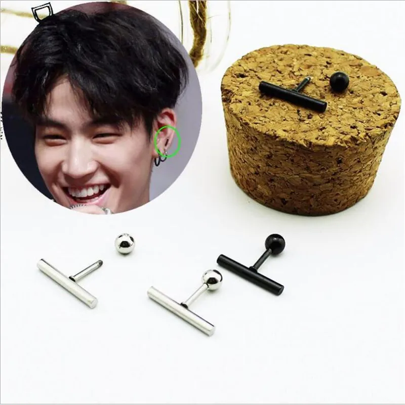Youpop KPOP GOT7 JB Album Stud Earrings Korean Fashion Jewelry