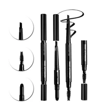 3 в 1, профессиональный многофункциональный комплект для бровей, для женщин, водостойкий, для бровей, с карандашом, кисть для пудры, 5 цветов, Косметика для макияжа