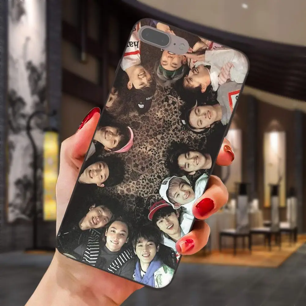 Kpop Seventeen Логотип обои мягкий арт онлайн чехол для Apple iPhone 4 4S 5 5S SE 6 6S 7 8 Plus X XS Max