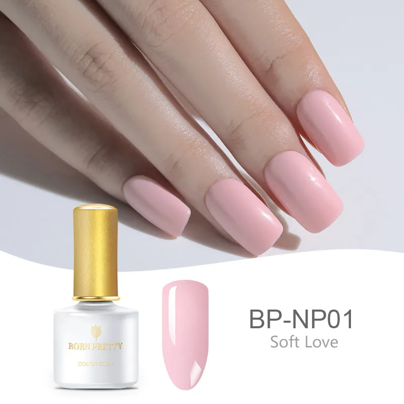 BORN PRETTY Nude серия Гель-лак для ногтей 6 мл розовый цвет личная гигиена лак длительная природа лаковое гелевое покрытие для ногтей - Цвет: 42874-1