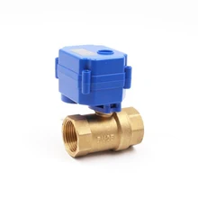 CWX-15 Электрический латунный шаровой клапан DN15 DC12v моторизованный клапан для управления водой посудомоечная машина