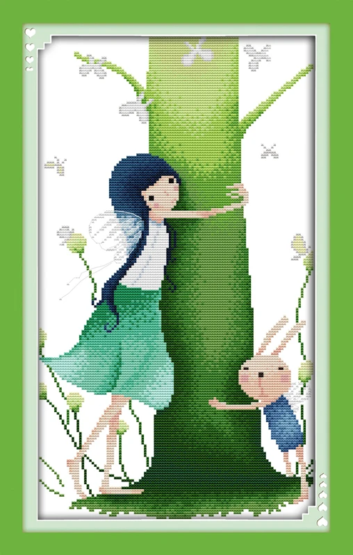 

Reverie Counted Cross Stitch 11CT Printed 14CT Cross Stitch Set DIY Chinese Cotton Cross-stitch Kit Embroidery Needlework