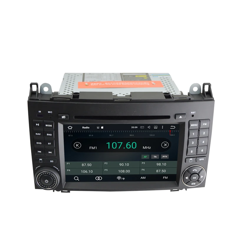 Best Android9.0 7 Inch Car DVD Player Stereo System For Mercedes/Benz/Sprinter/W169/B200/B-classA160 BT WIFI Radio GPS BT USB 2