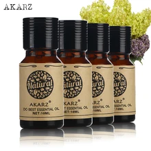 AKARZ Helichrysum Frangipani Verbena defne uçucu yağ için aromaterapi, masaj, Spa, banyosu 10ml * 4