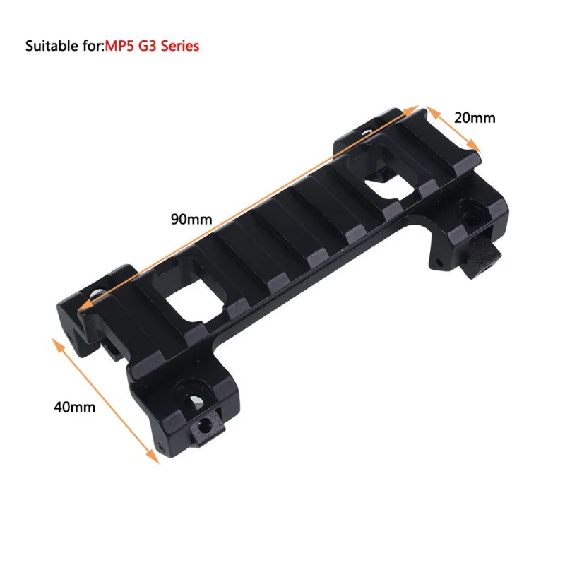 

20mm Tactical Picatinny Weaver Rail Base Adapter (Specific gun type MP5 G3 Series) Hunting Rifle Gun Scope Mount