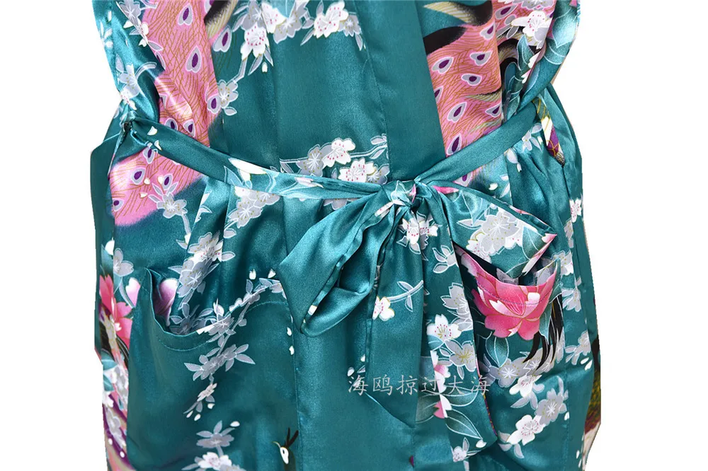 Лидер продаж красный Femmes район халаты платье кимоно юката китайский Для женщин сексуальное женское белье цветок пижамы плюс размеры M, L, XL