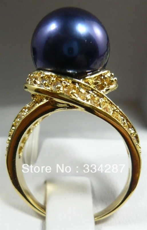 

6 colors! 12mm white/pink/red/gray/black/yellow/green/coffee shell pearl ring